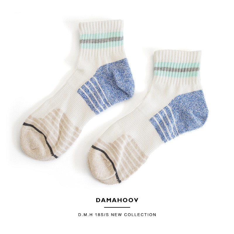 Spring Summer Cotton Men Socks Personality Simple Low-cut Cotton Socks